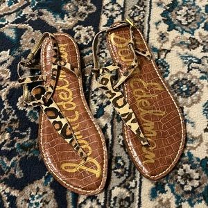 cheetah print sandals